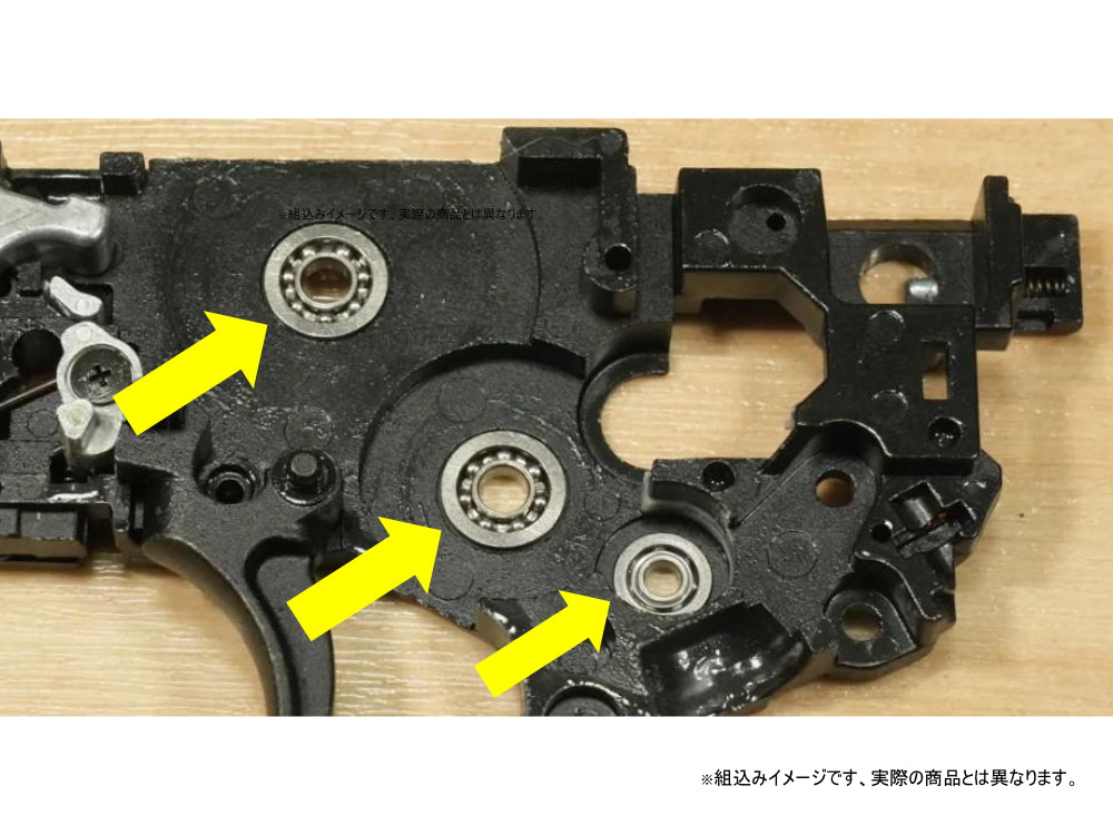 【OVERKILL】東京マルイ EVOLT用 ミネベア製 ベアリング軸受セット