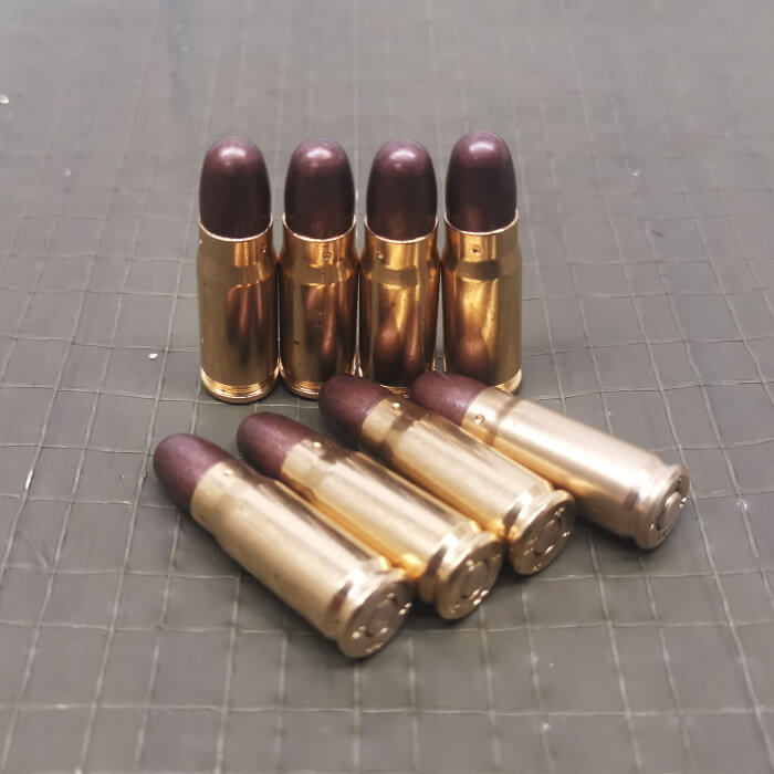 【RIGHT】リアルダミーカート 7.62×25mm Tokarev トカレフ 8発入