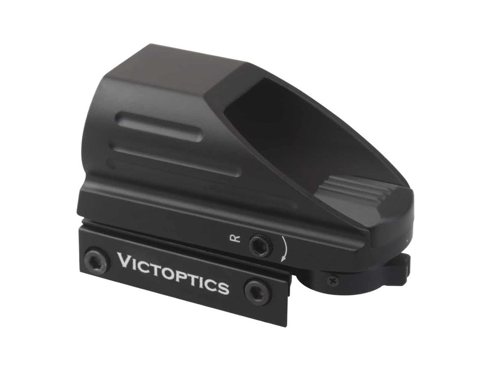 Visiera Red Dot Vector Optics Victoptics RDSL03 Z3 1x22x33 – 4 Reticoli, Rosso/Verde, 11 Livelli Luminosità, Per Airsoft E Caccia
