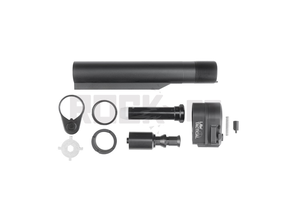 【RGW】 LAW TACTICAL タイプ AR-15/M16 GEN3-M フォールディングストックアダプターキット 〈改良版/東京マルイ MWS用〉