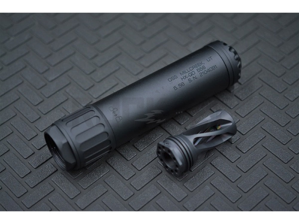 【RGW】OSS SUPPRESSORS HX-QD556タイプ QD サイレンサー サプレッサー ハイダーキット 14mm逆ネジ