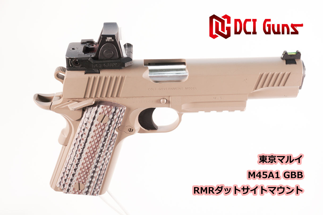 DCI Guns RMR SRO M45A1 ROCK et dci-guns-rmr-sro-m45a1-rock-et