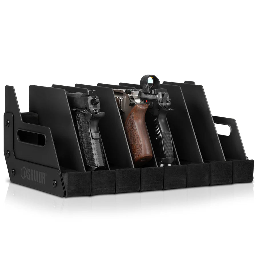 【Savior Equipment】ピストルラック  8Slots ブラック
