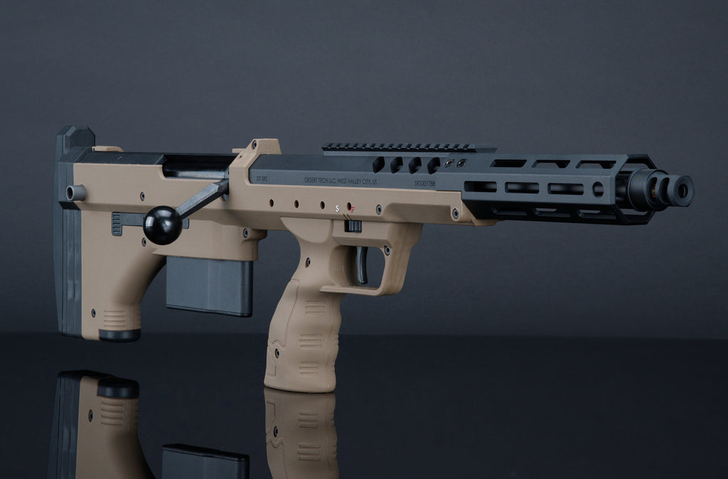 【SILVERBACK Airsoft】Desert Tech SRSA2-M2 Covert 16インチ FDE ブルパップ ボルトアクションスナイパーライフル
