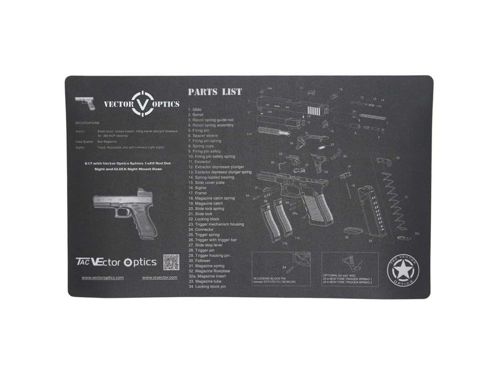 【Vector Optics】Glock Gun Cleaning Bench Mat SCBM-02