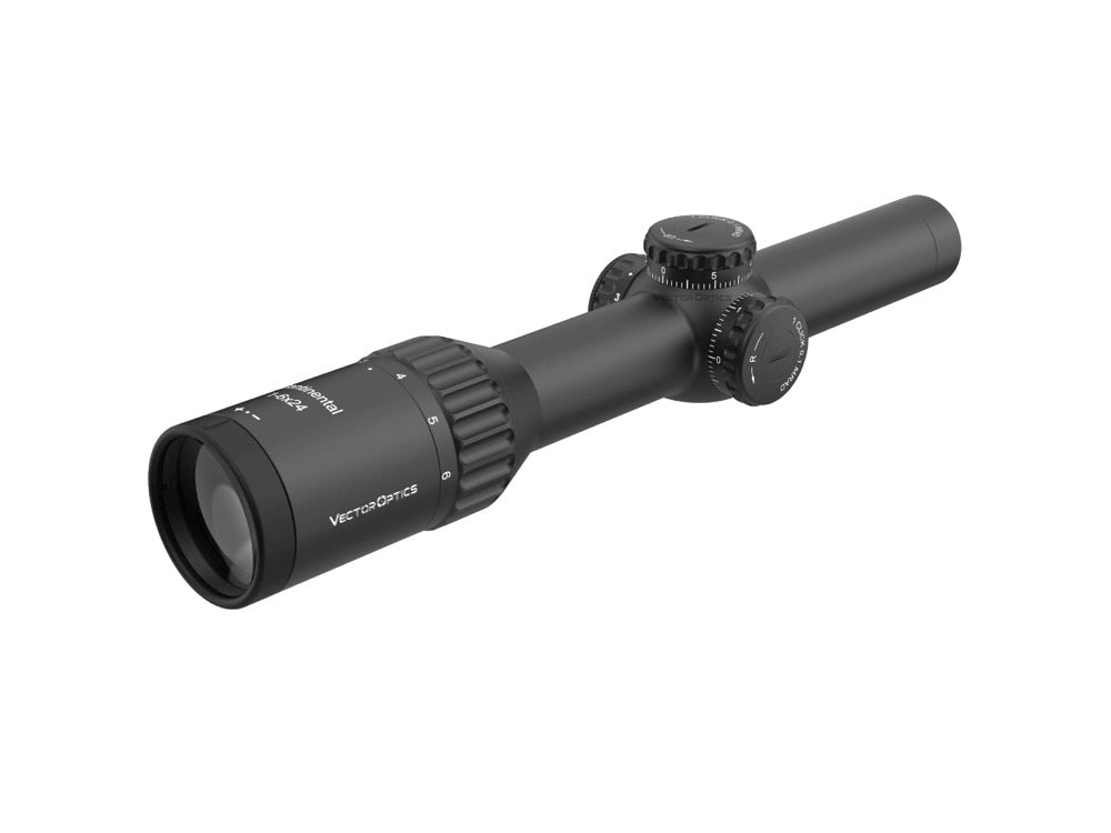 Vector Optics】Continental 1-6x24i Fiber Tactical Rifle Scope SCOC