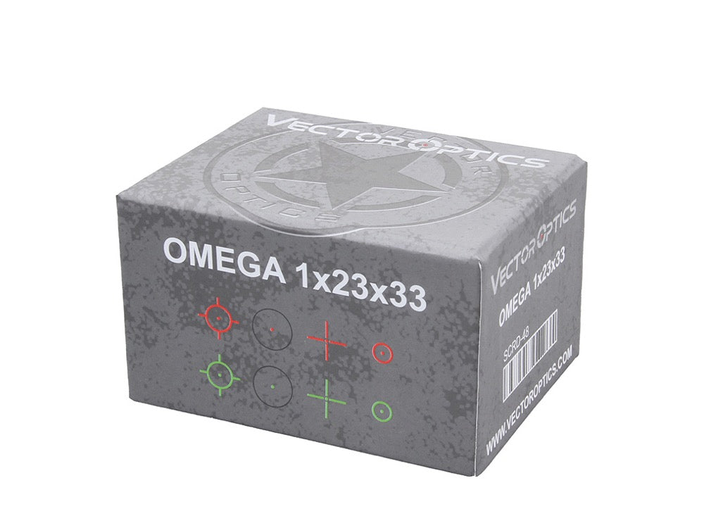 Vector Optics】Omega 1x23x33 Four Reticle Reflex Sight SCRD-48