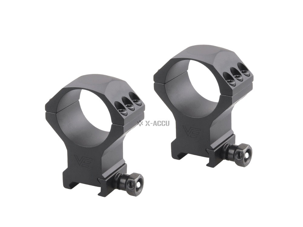 【Vector Optics】34mm X-Accu 1.6″ High Profile Picatinny Rings SCTM-54