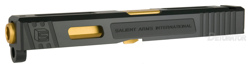 【DETONATOR】Salient Arms GLOCK 17 Tier1(2016年Version) カスタムスライド-Black