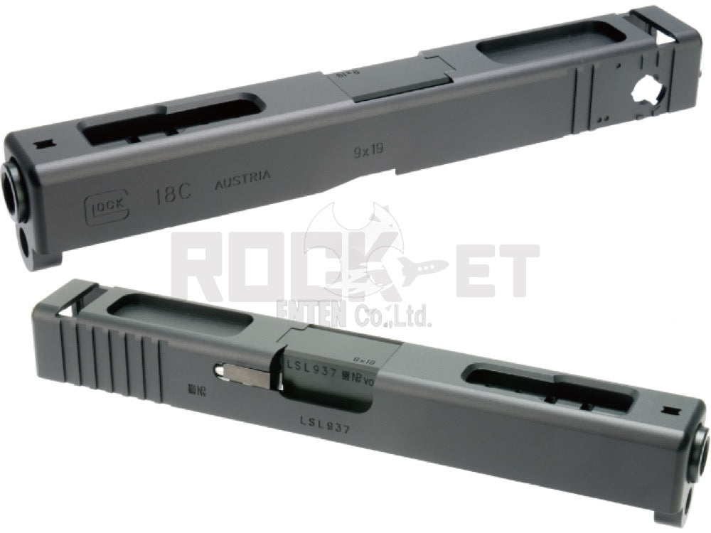 KSC GLOCK18c スライドカスタム DETONATOR】Glock18c カスタムスライド(2022Version)-Black – ROCK-et