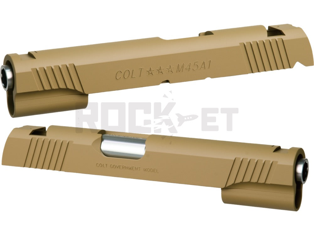 【DETONATOR】 COLT M45A1 カスタムスライド -TAN