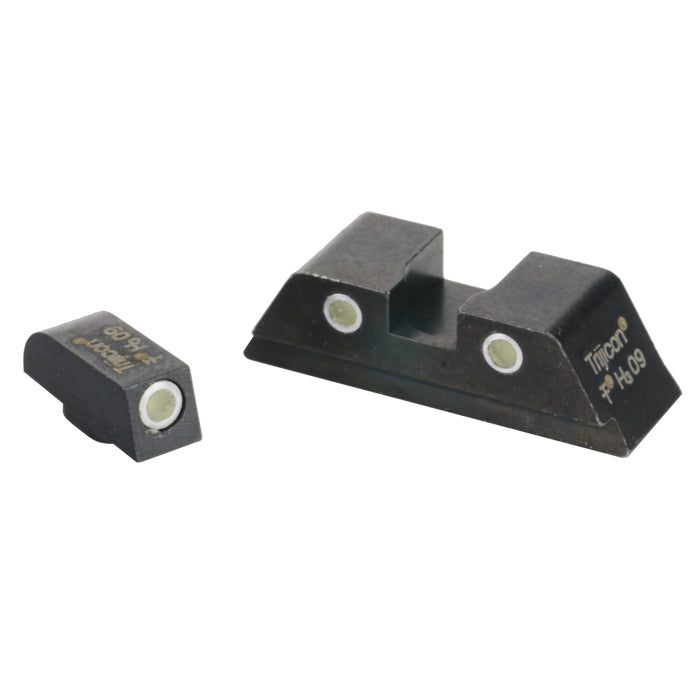 【DETONATOR】KSC GLOCKシリーズ対応　Trijicon GL-01タイプ フロント/リアサイトセット