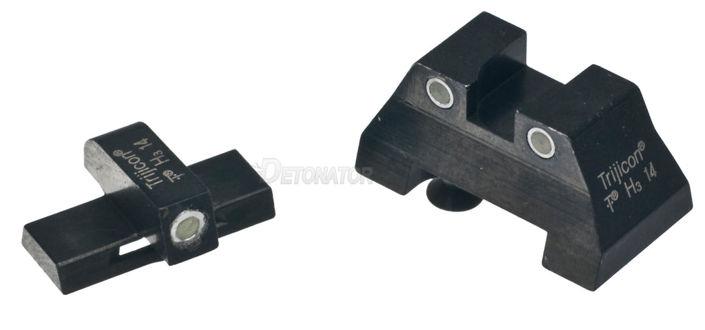 【DETONATOR】東京マルイ USP Compact対応　Trijicon HK-08タイプ フロント/リアサイトセット