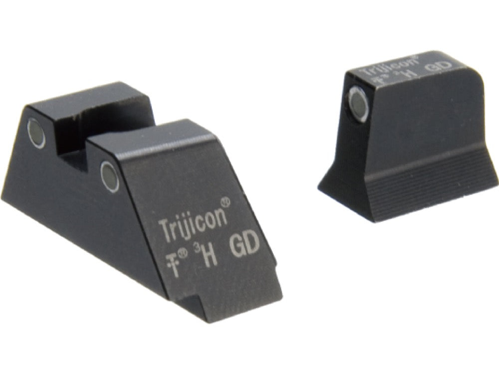 【DETONATOR】東京マルイ GLOCK GBB全シリーズ GEN3/4/5対応　Trijicon GL-201 Suppressor Sightタイプ フロント/リアサイトセット