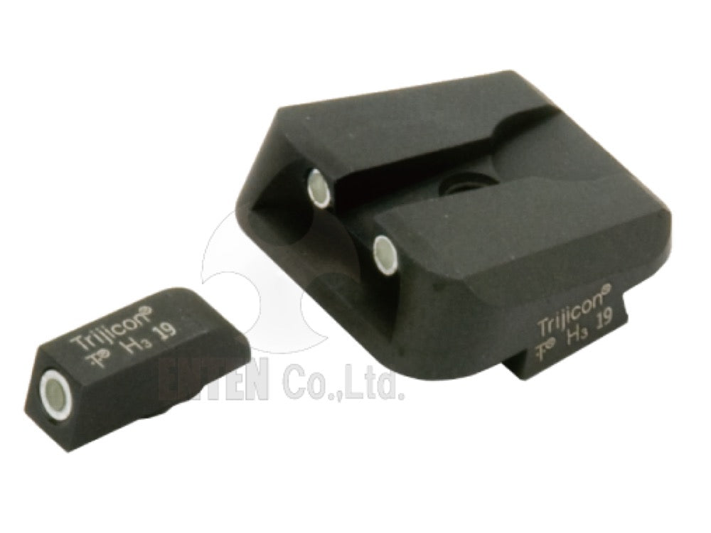 【DETONATOR】UMAREX VFC/GHK用　Trijicon NOVAK GL-11タイプ フロント/リアサイトセット