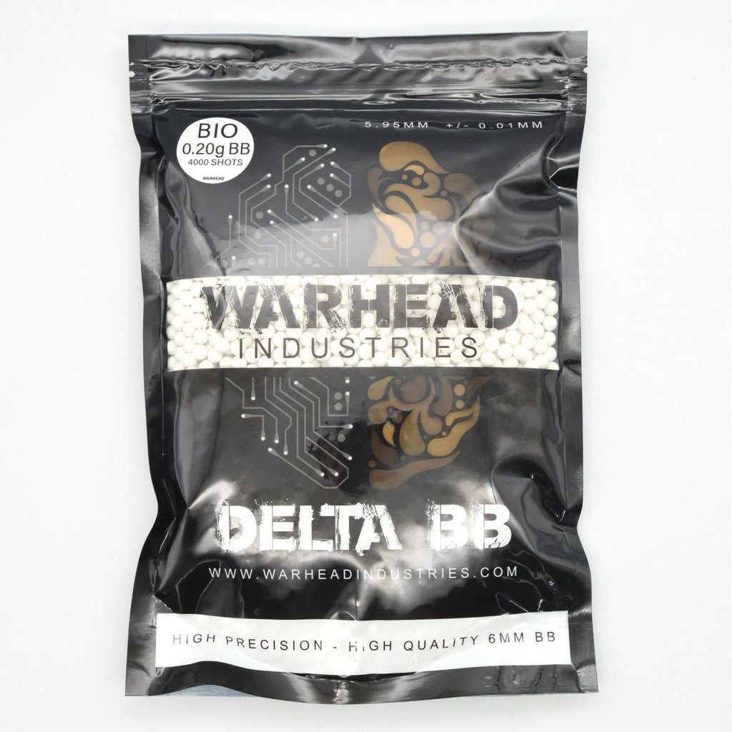 【WARHEAD】DELTA BB弾 天然由来成分PLA配合 Bio 0.20g 約4000発　