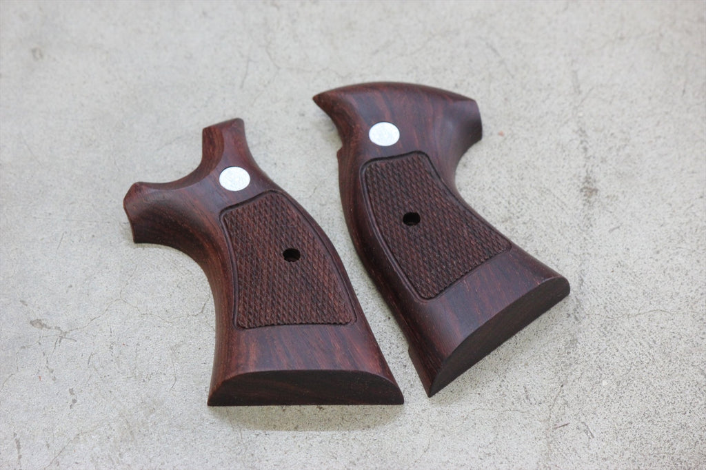 076L313D♪ パンドラアームズ・ウッドグリップ KSC製 M93R用チェッカー