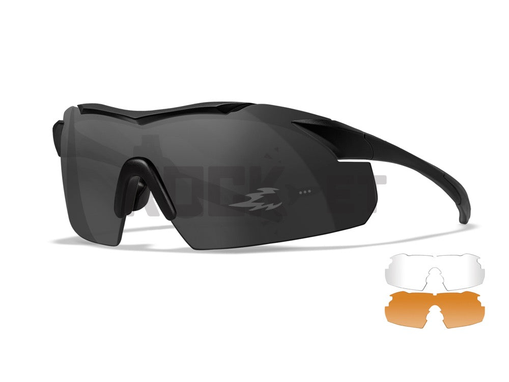 【WILEY X】WX VAPOR TL 3LP Smoke Grey / Clear / Light Rust [Matte Black]