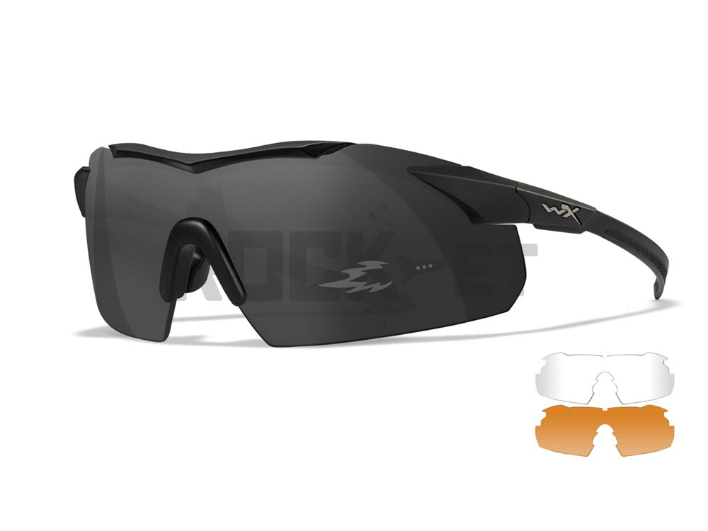 【WILEY X】WX VAPOR TL COMM 3LP Smoke Grey / Clear / Light Rust [Matte Black]