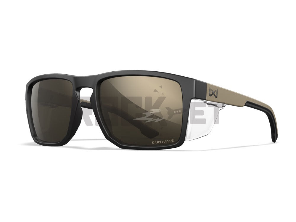 【WILEY X】WX FOUNDER CAPTIVATE NP Tungsten Mirror (Copper) [Matte Black&Tan]