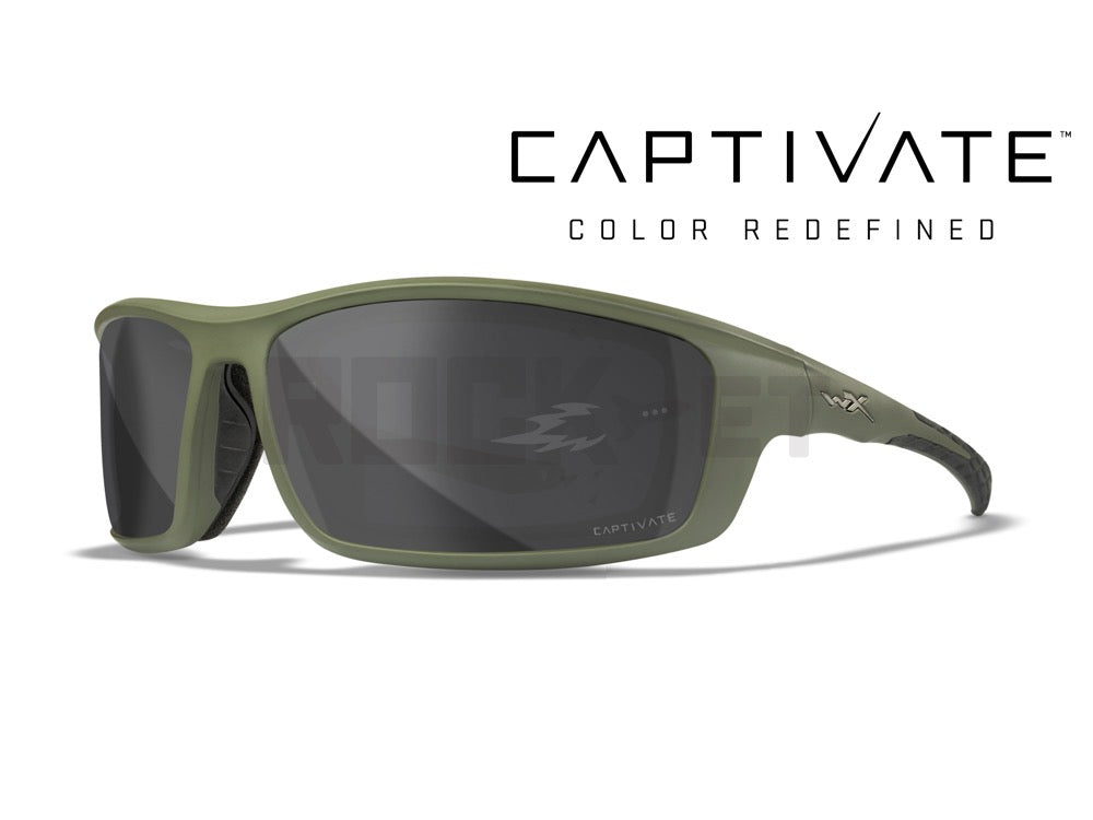 【WILEY X】WX GRID CAPTIVATE Smoke Grey [Matte Utility Green]