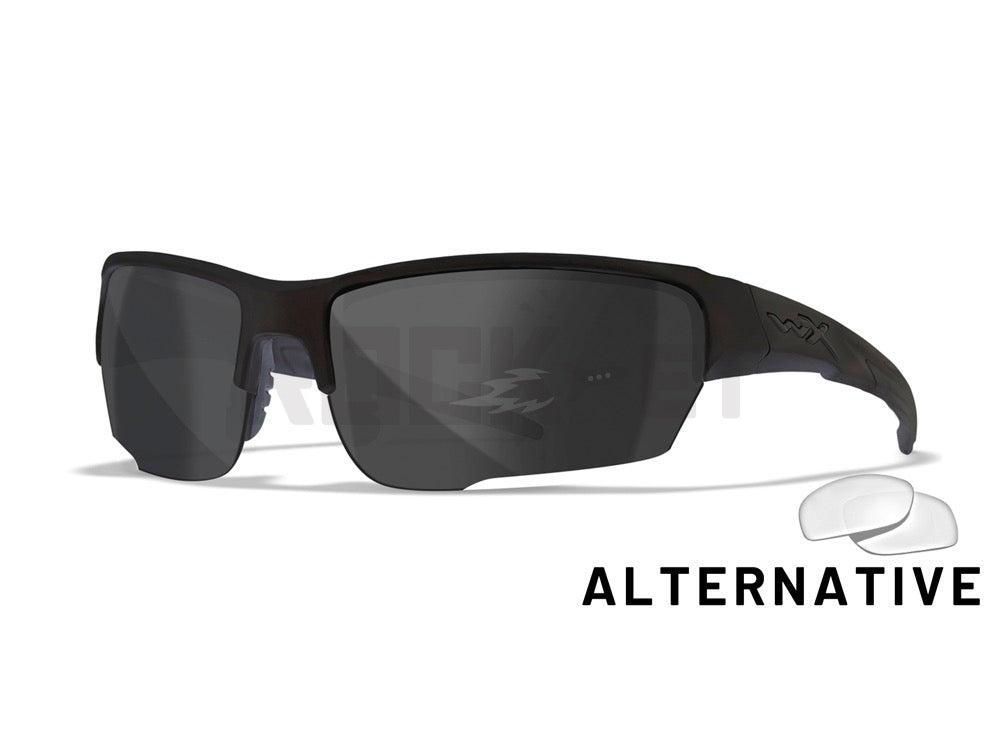 【WILEY X】WX SAINT -ALTERNATIVE- 2LP Smoke Grey / Clear [Black Ops]