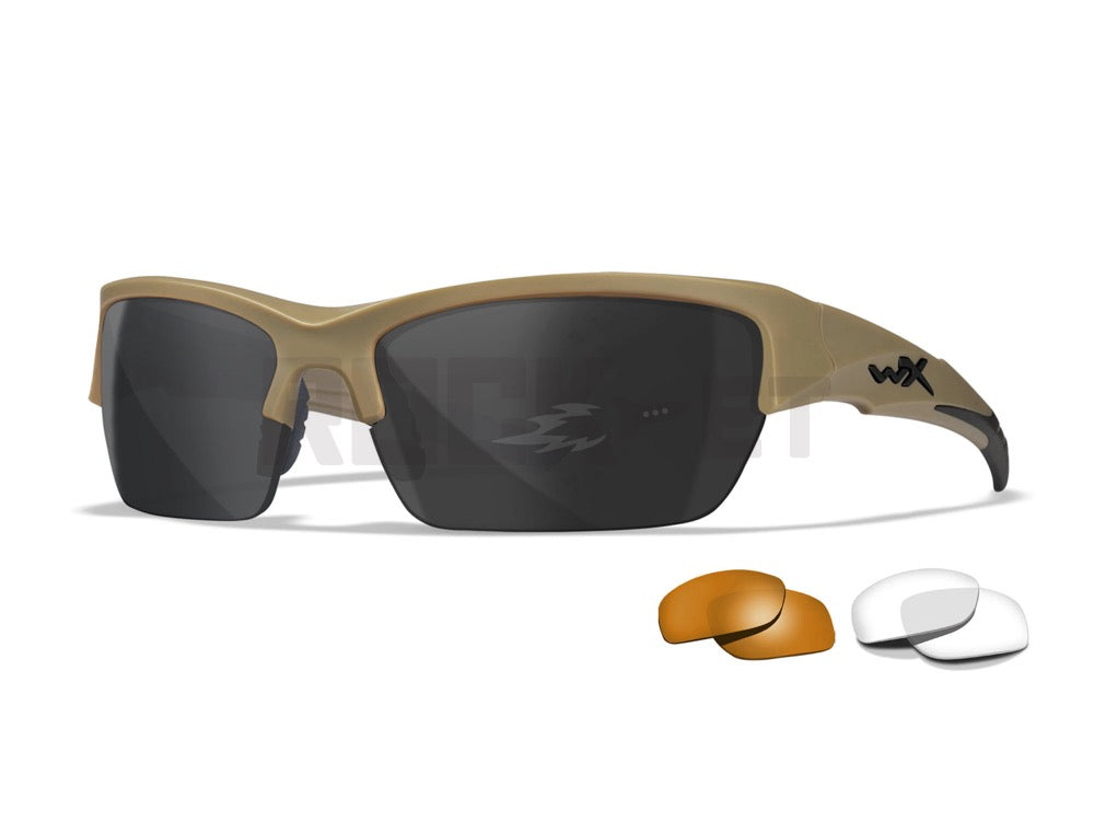 【WILEY X】WX VALOR TL 3LP Smoke Grey / Clear / Light Rust [Tan]