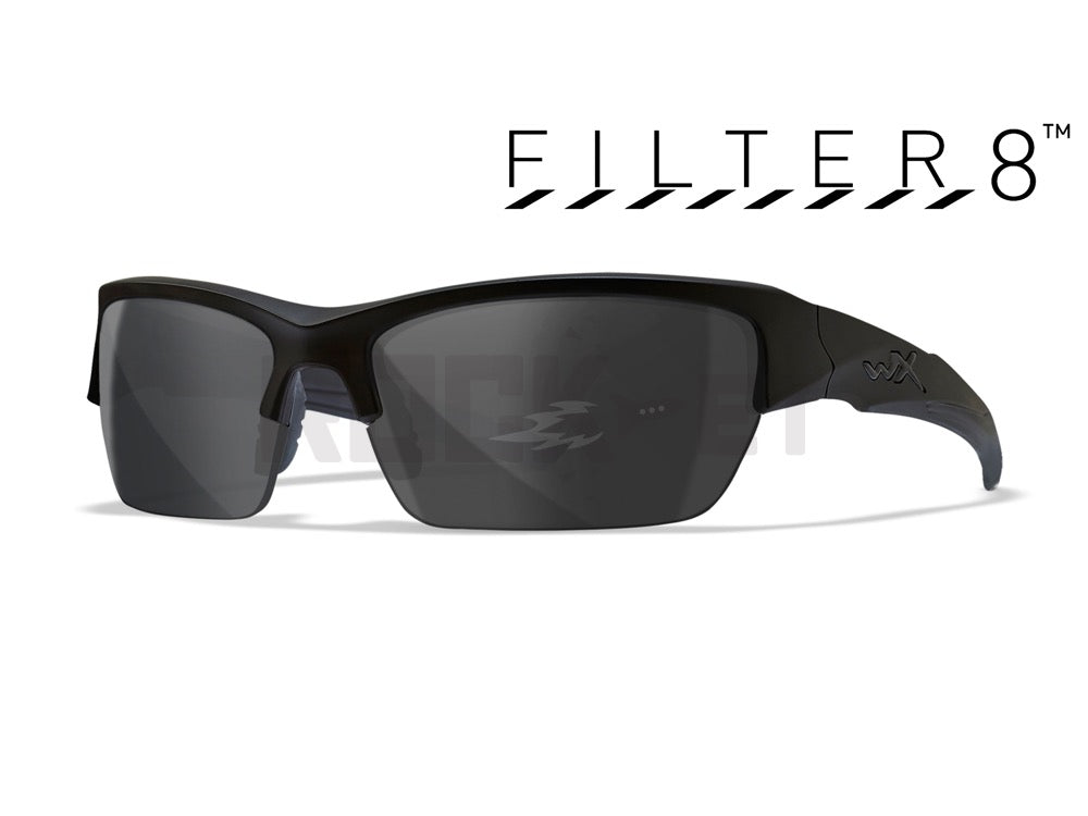 【WILEY X】WX VALOR TL FILTER8 Smoke Grey [Black Ops]