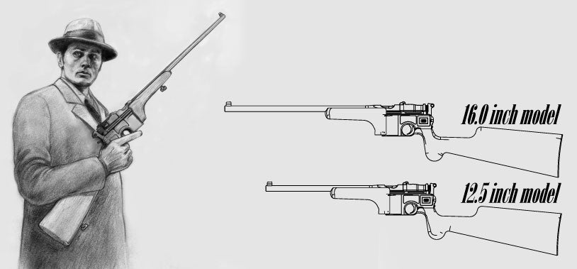 【A!CTION】Mauser Carbin モーゼルカービン カスタムモデルガン 12.5inch