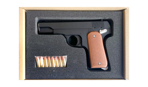【A!CTION】杉浦式自動拳銃 ABSブロック削り出しモデル完成品