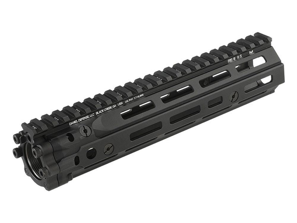 【Airsoft Artisan】DDタイプ MK18 RISIII M-LOK ハンドガード 9.5inch BK (次世代電動ガン/AEG/MWS/GBB/PTW)