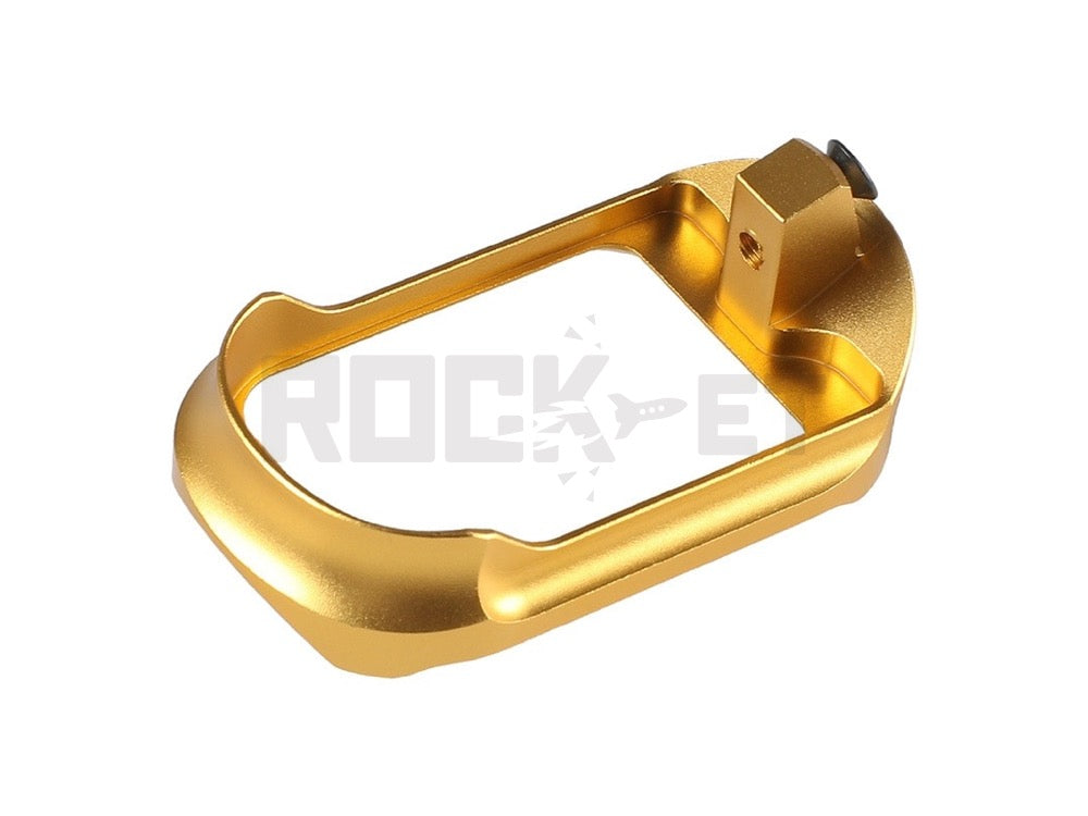 【5KU】CNC アルミマグウェル Type 1 (Action Army AAP01対応) GOLD