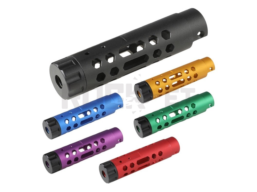 [5KU] Aluminum Outer Barrel Type A (14mm CCW/Action Army AAP01 Compatible)