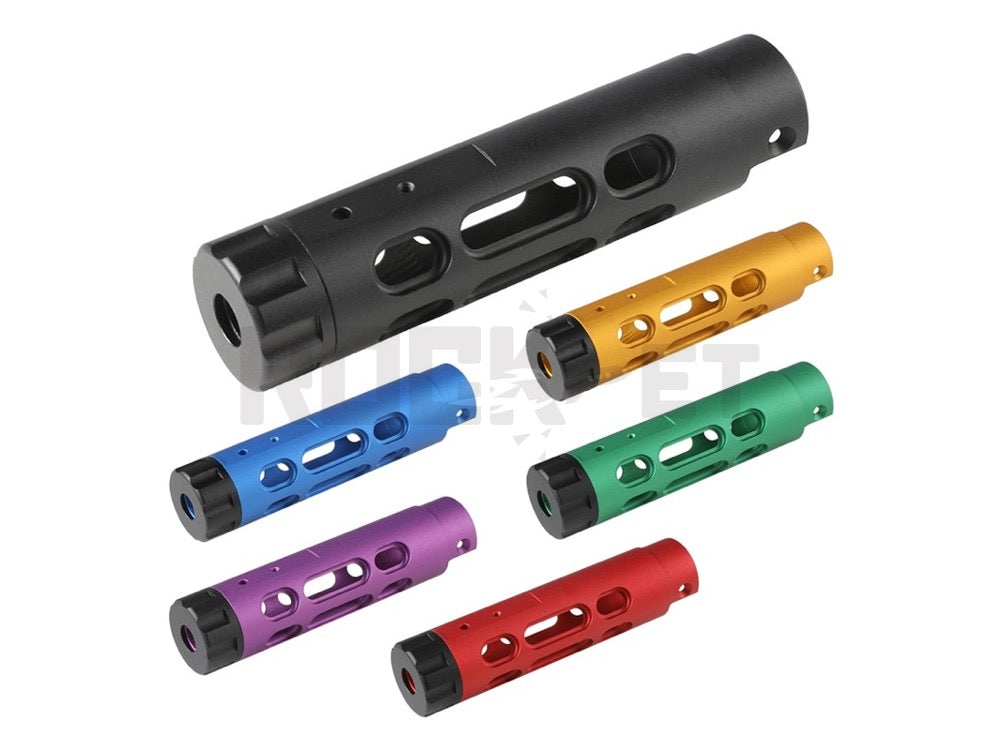 [5KU] Aluminum Outer Barrel Type B (14mm CCW/Action Army AAP01 Compatible)
