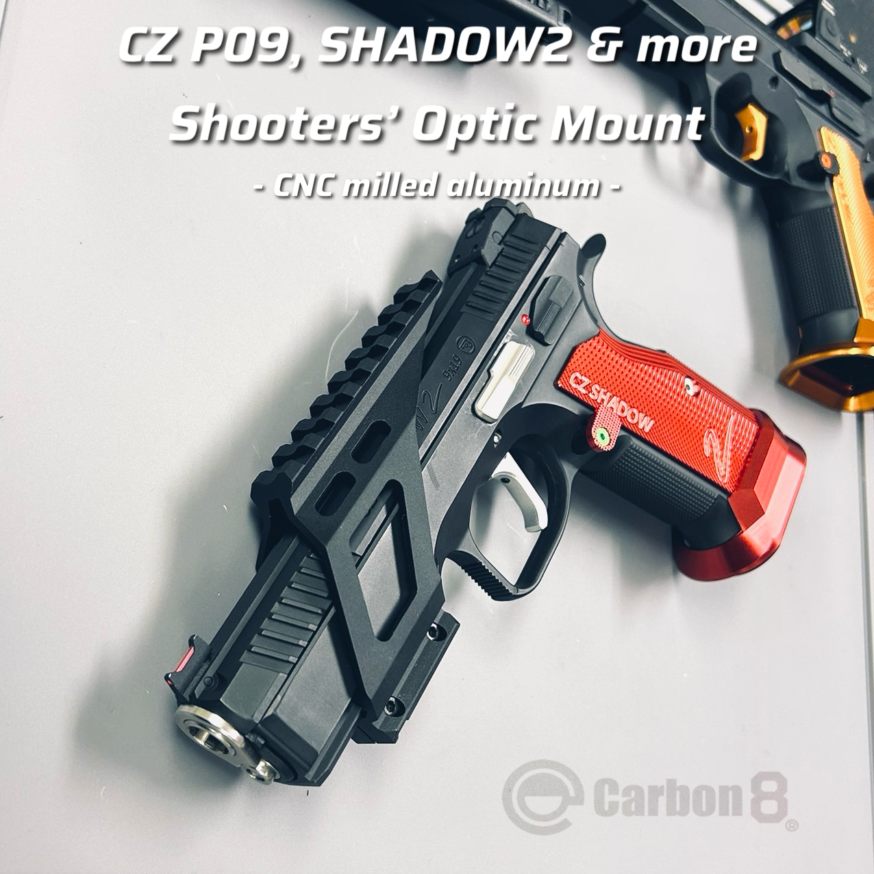 Carbon8】SHADOW-2/CZ P09他対応 オプティック マウント（2025年12月22