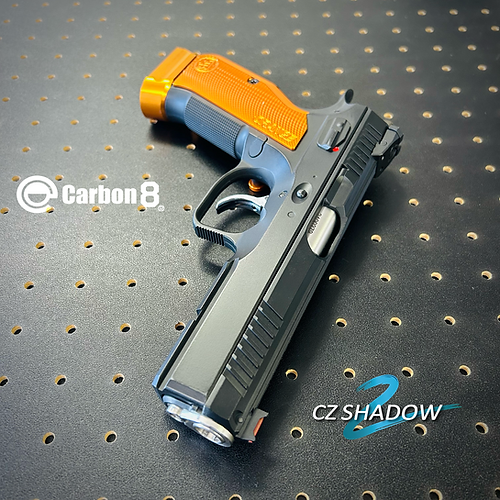 Carbon8 SHADOW2 純正グリップ　社外製マガジンバンパー Carbon8】SHADOW-2専用 アルミニウム マガジンバンパー（廃盤） – ROCK-et