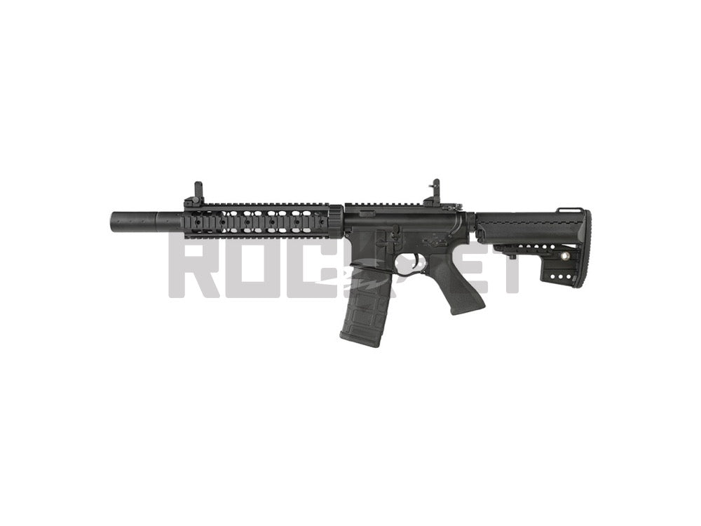 【CYMA Plus】CM070 M4 Built-in Silencer仕様 AEG フルメタル 電動ガン (JAPAN Ver./Eshooter電子トリガー搭載/180日安心保障)