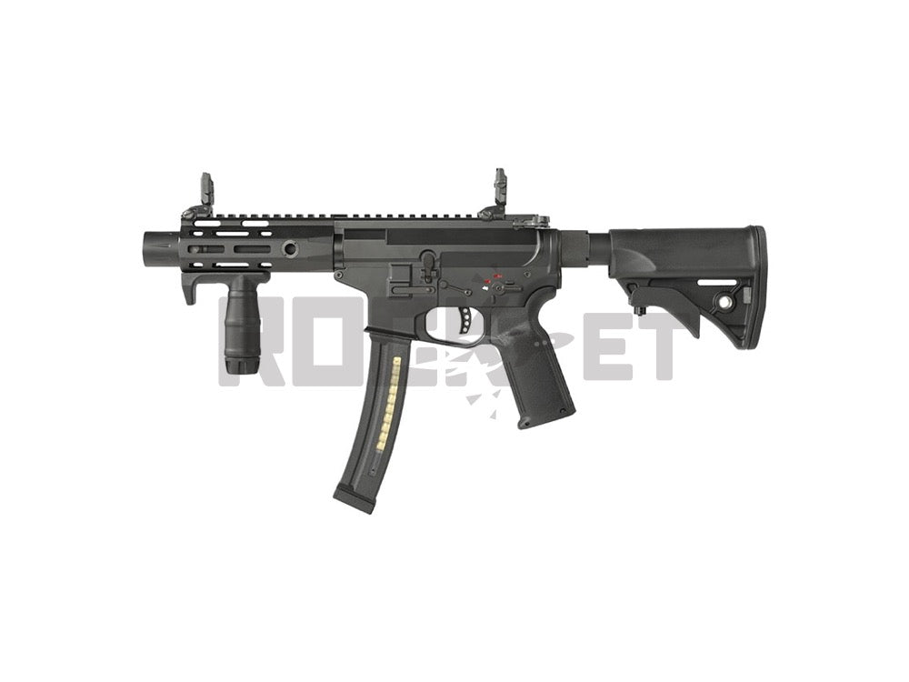 【CYMA Plus】CM106A AR-9 SMG PDW LWRCIストック AEG (JAPAN Ver./Platinumシリーズ/Eshooter電子トリガー搭載/180日安心保障/電動ガン)