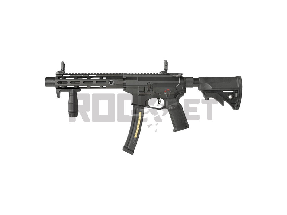【CYMA Plus】AR-9 SMG LWRCIストック AEG (JAPAN Ver./Platinumシリーズ/Eshooter電子トリガー搭載/180日安心保障/電動ガン)