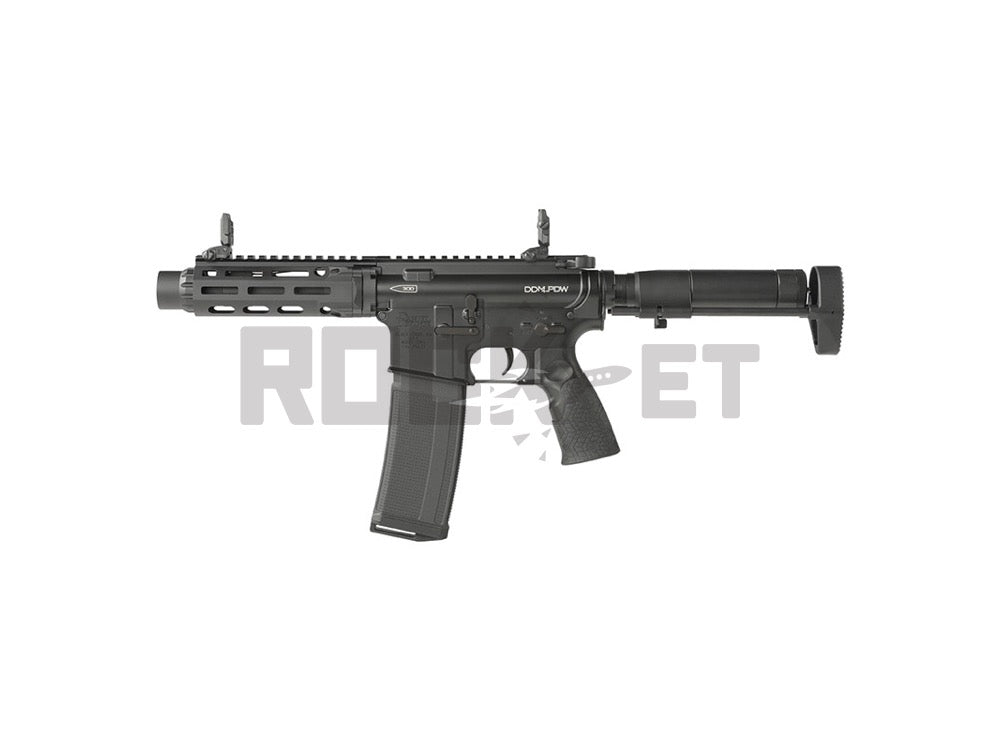 【EMG/CYMA Plus】DD105B Daniel Defense DDM4 PDW SBR Black AEG (Official Licensed/JAPAN Ver./Platinumシリーズ/Eshooter電子トリガー搭載/180日安心保障/電動ガン)