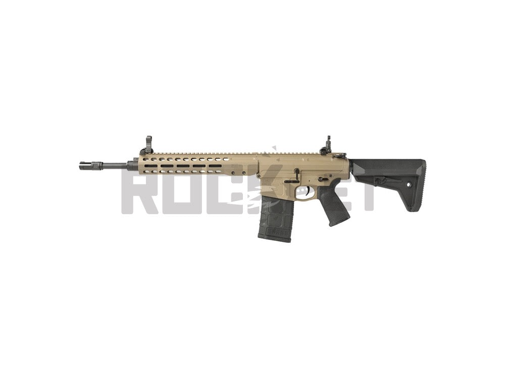 【EMG/CYMA Plus】Barrett Rec10 FDE AEG (Official Licensed/JAPAN Ver./ポリマーフレーム/Eshooter電子トリガー搭載/180日安心保障/電動ガン)