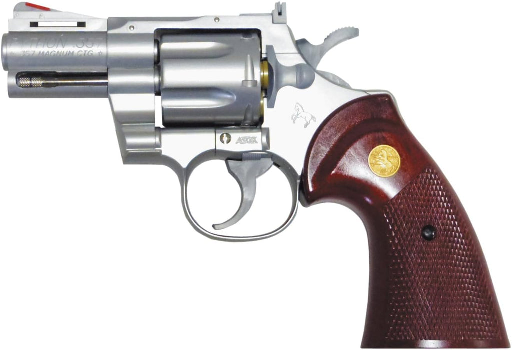 【クラウンモデル】COLT PYTHON .357マグナム ２．５インチ ステンレスタイプ ハイホップアップエアリボルバー 18才以上用