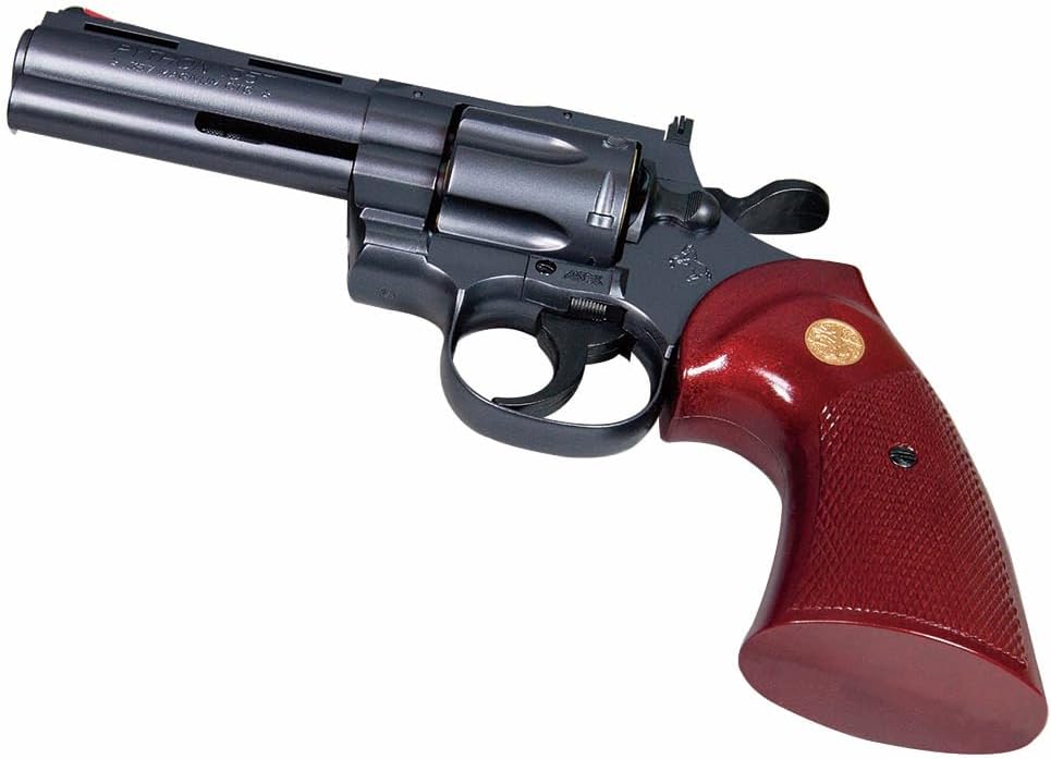 クラウンモデル】COLT PYTHON 4インチ ブラック ウッドタイプグリップ