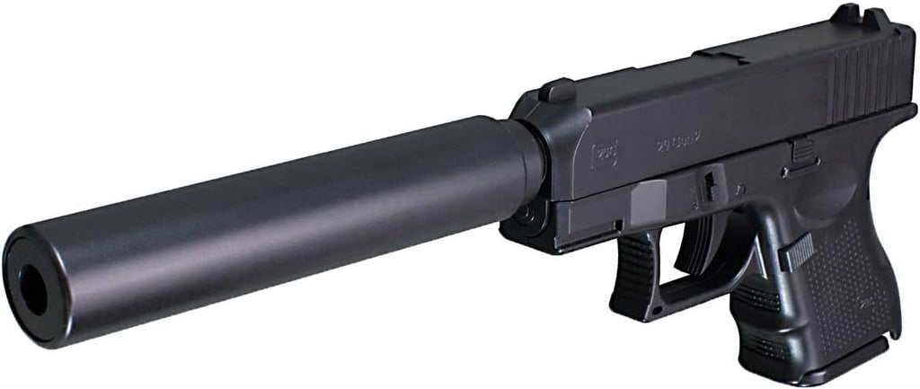 【クラウンモデル】GLOCK 29C ポケットハンドガン サイレンサー付き 10才以上用 エアーコッキング