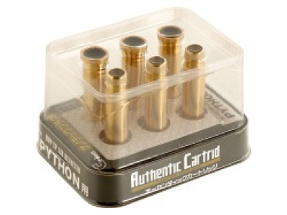 【クラウンモデル】エアリボルバー パイソン用 オーセンティックカートリッジ　1セット（6本入り) (2026年4月17日発売・予約)