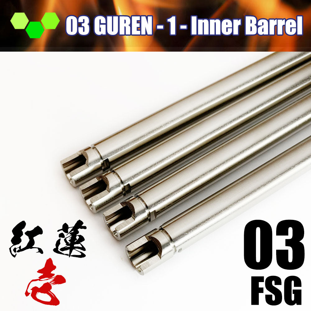 [da Vinci Custom] 03 Guren "1" Fixed Slide Gas Gun Inner Barrel