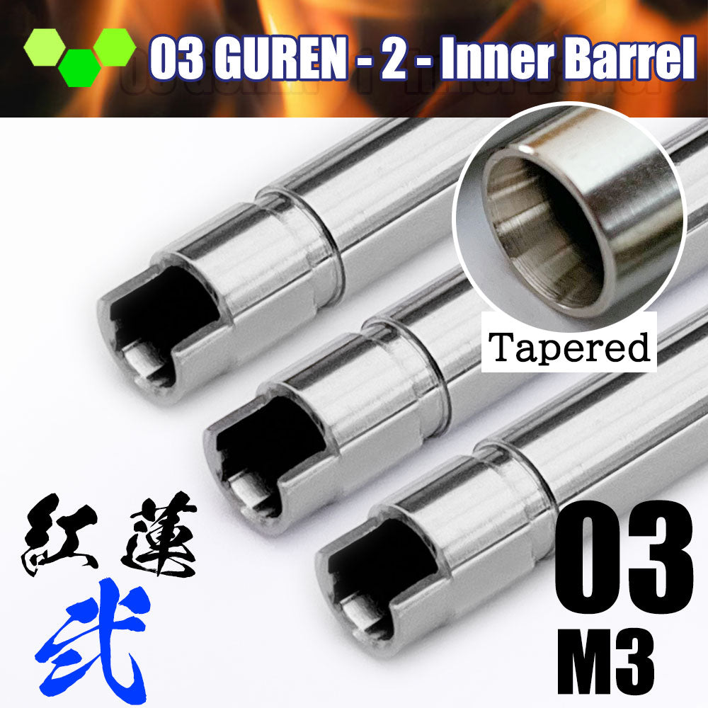 [da Vinci Custom] 03 Guren "2" Air Shotgun Inner Barrel for M3