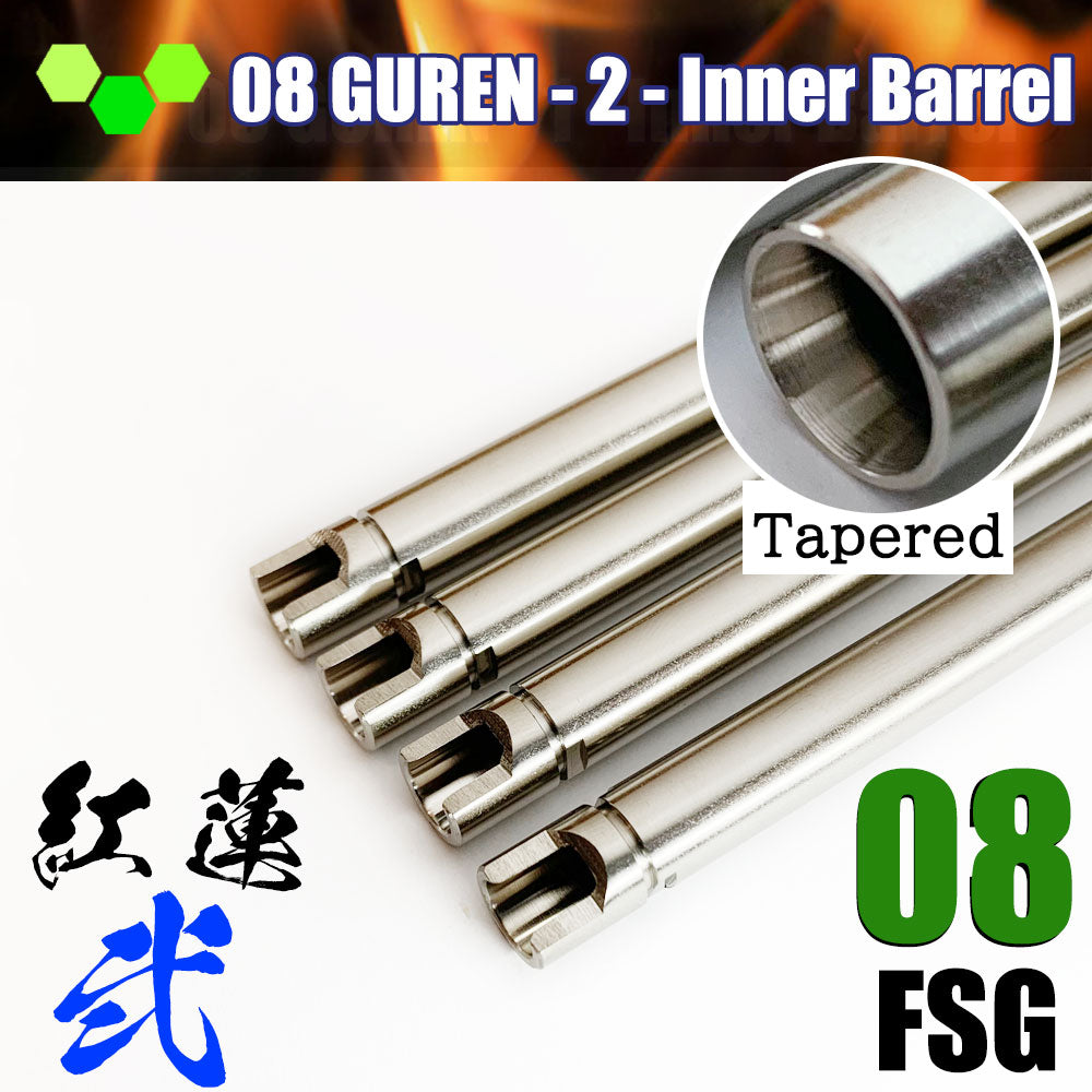 [da Vinci Custom] 08 Guren "2" Fixed Slide Gas Gun Inner Barrel