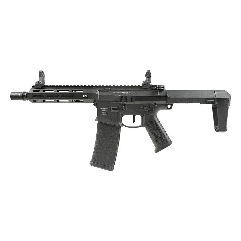 【EMG/DE】Honey Badger by Q SBR AEG (Kestrel V2搭載/JP Ver.) Black ガンケース付