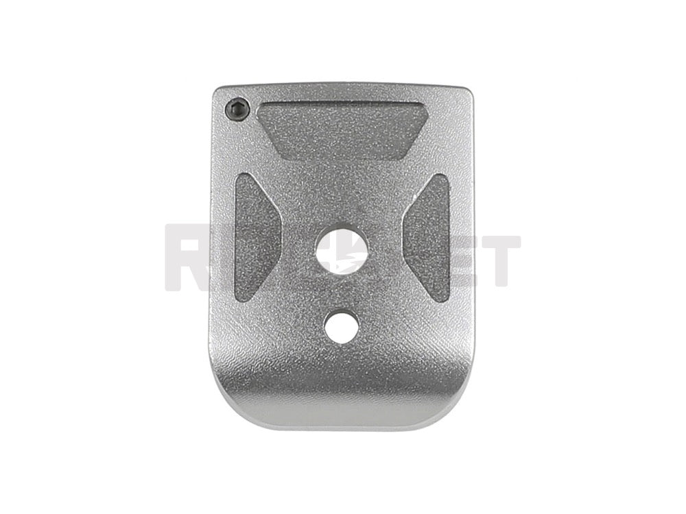 [5KU] Metal Magazine Base Type1 Titanium for Tokyo Marui HI-CAPA Series